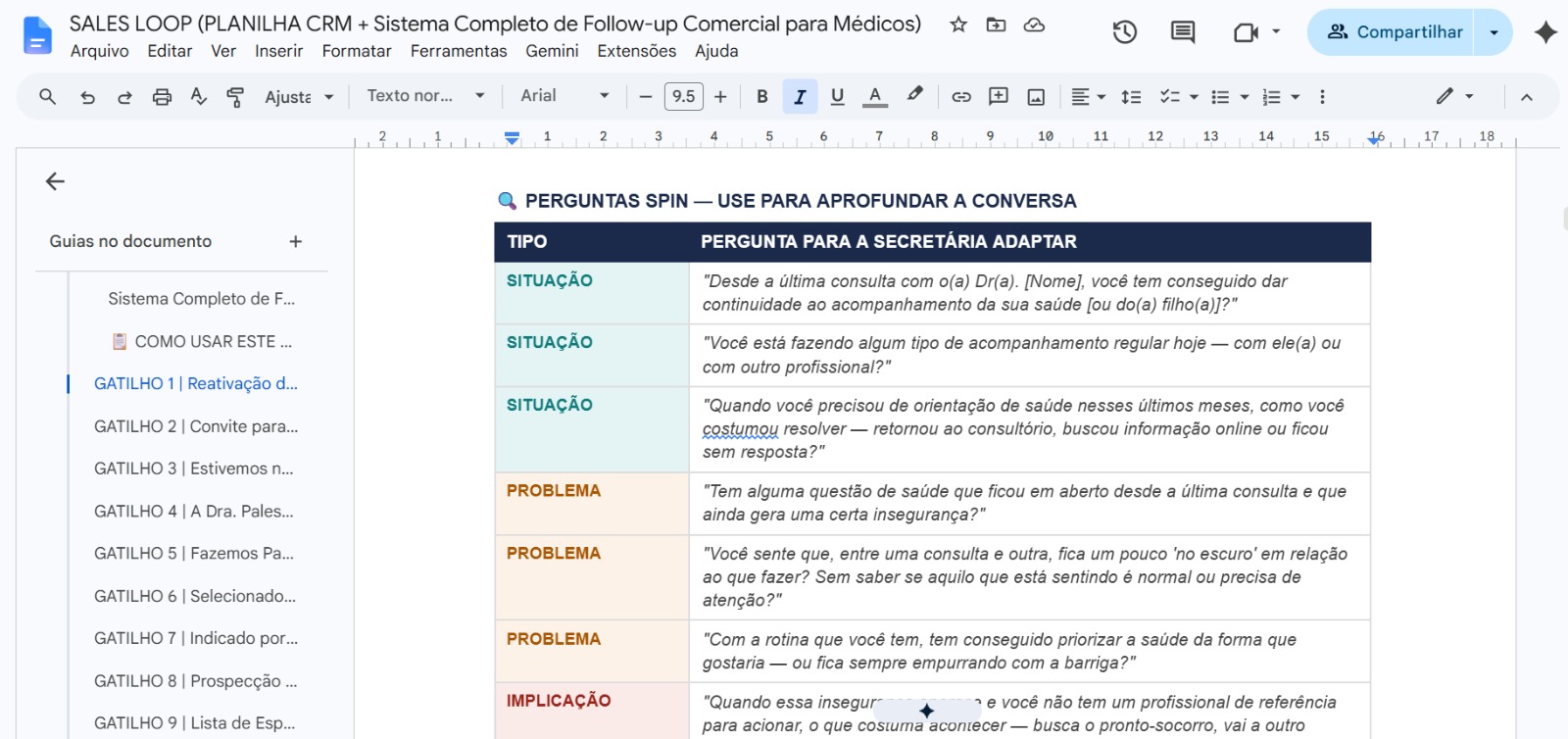 Perguntas de aprofundamento
