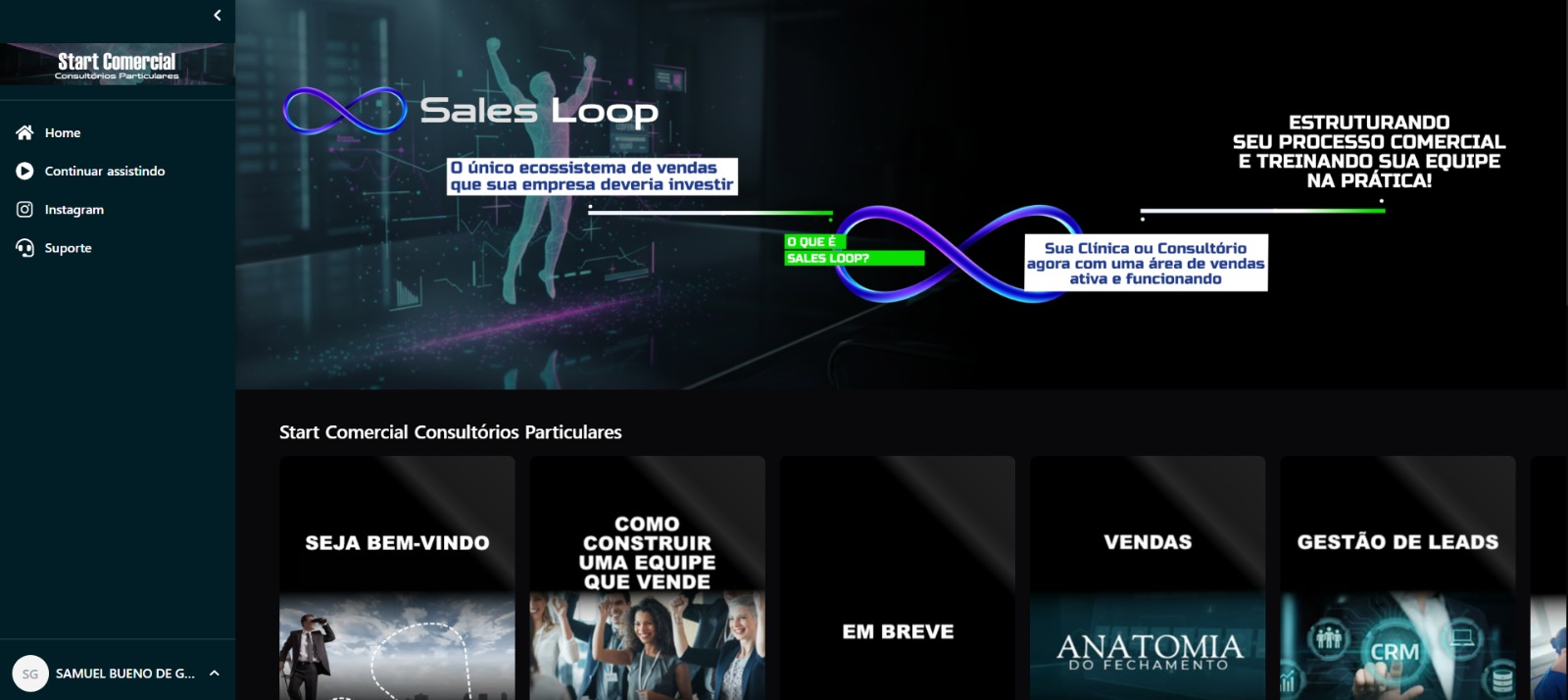 Plataforma completa passo a passo